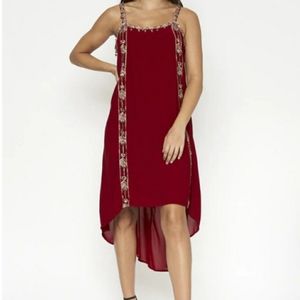 Women boho gypsy high low dress